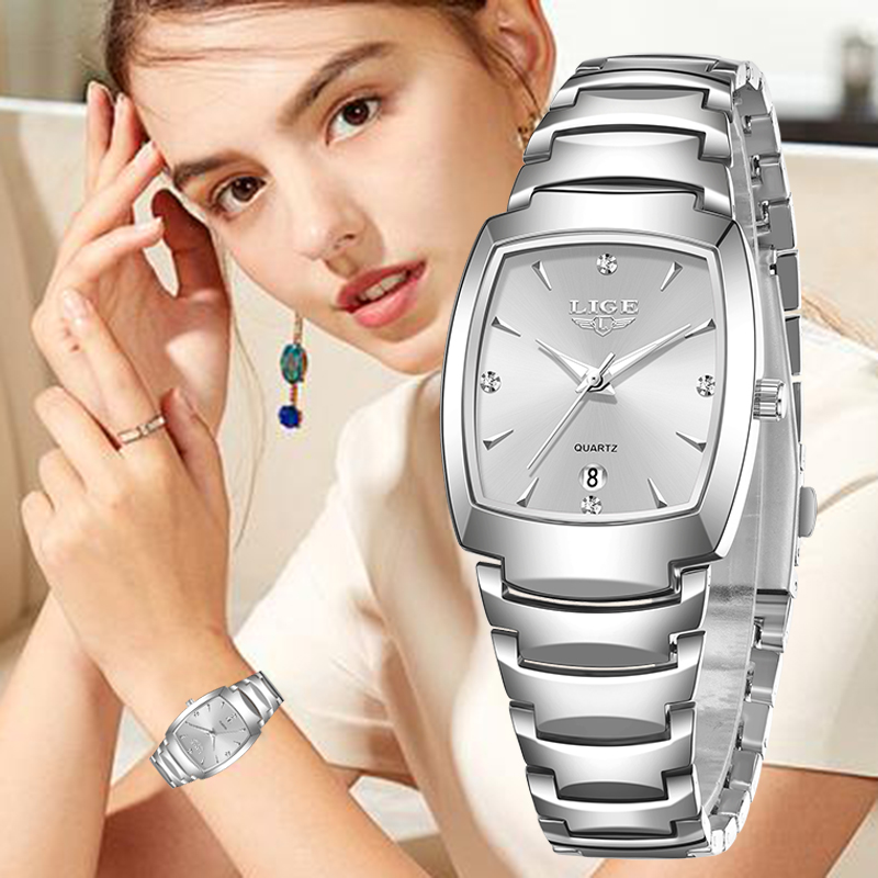 Luxury Watch Quartz - Jam Tangan Wanita LIGE 2026 Baru,