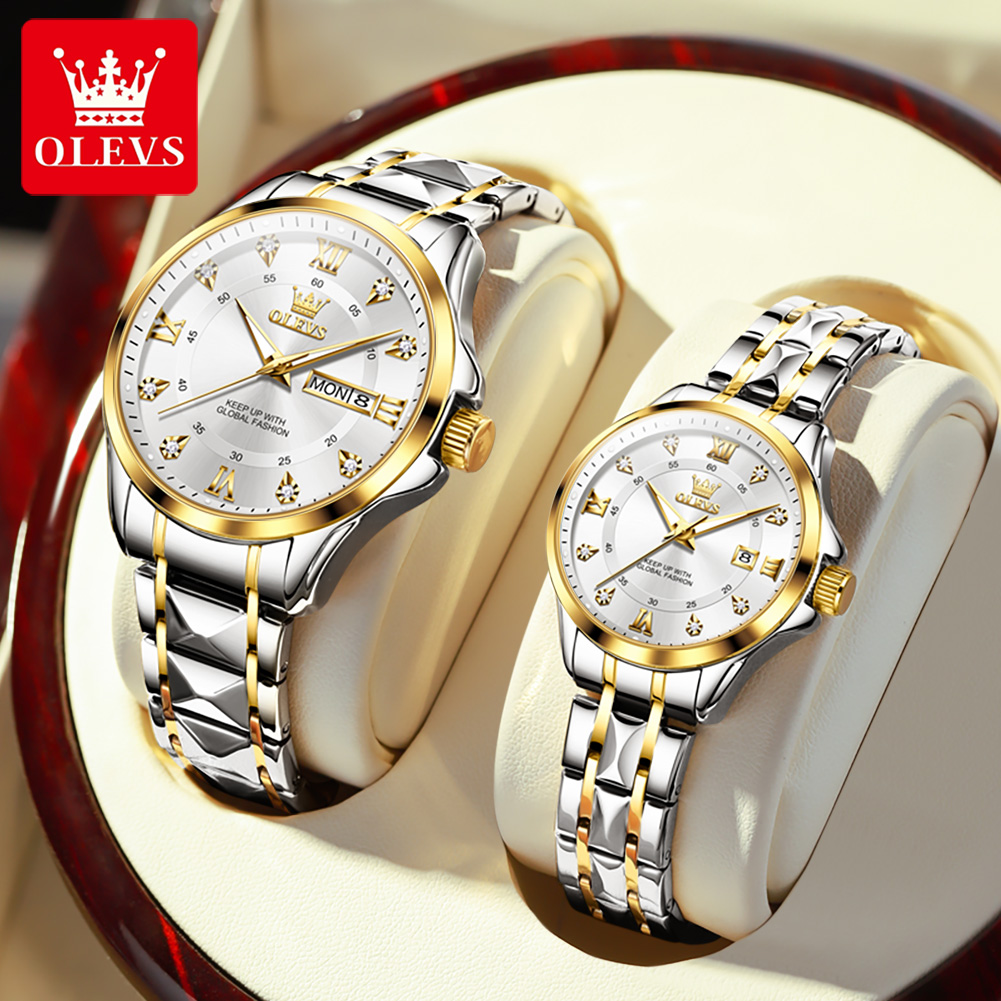 Luxury Watch Uk - OLEVS 2906 Jam Tangan Pasangan Jam