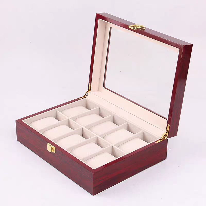 Luxury Watch Grade - Kotak Jam Tangan Kayu Mewah 10