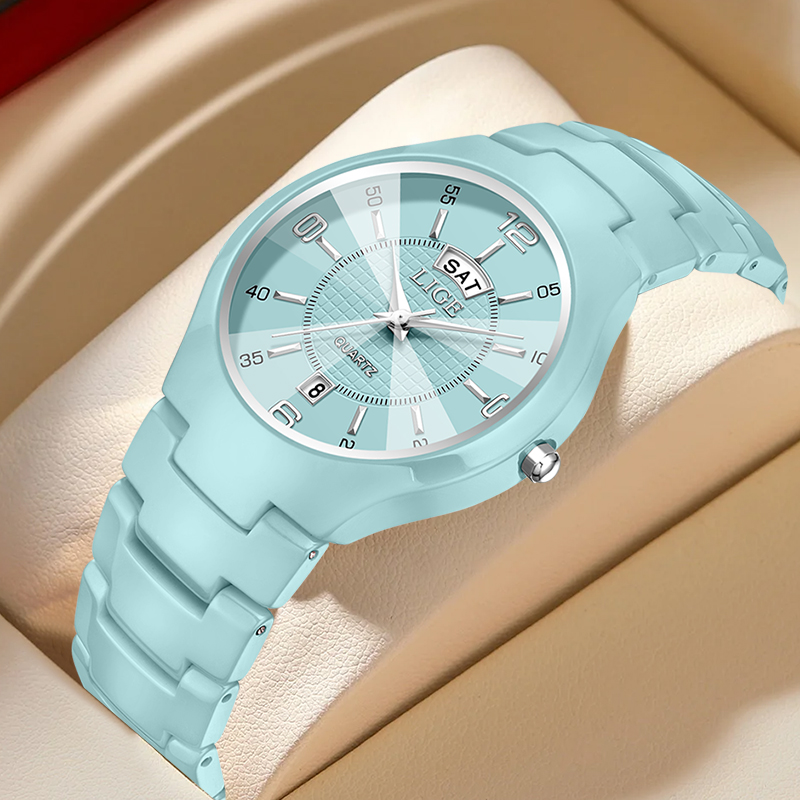 Luxury Watch Quartz - LIGE Jam Tangan Wanita Kuarsa Elegan