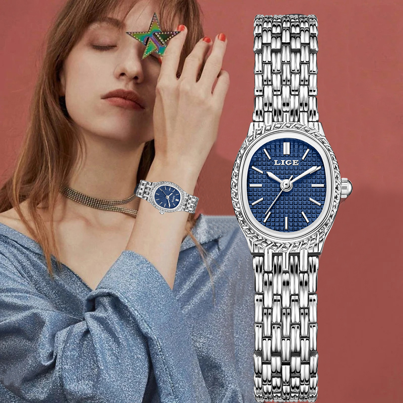 Luxury Watch Quartz - LIGE Jam Tangan Wanita Kuarsa Mewah