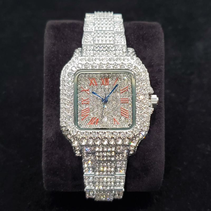 Luxury Watch Square - Jam Tangan Berlian Mewah untuk Wanita