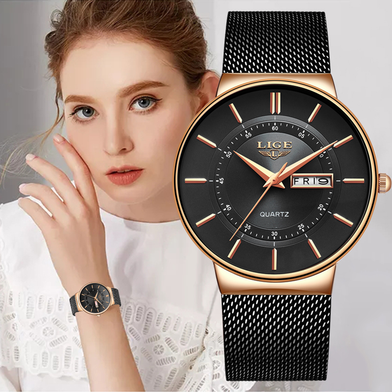 Luxury Watch Brand For Women - Jam Tangan Wanita LIGE Merek Mewah