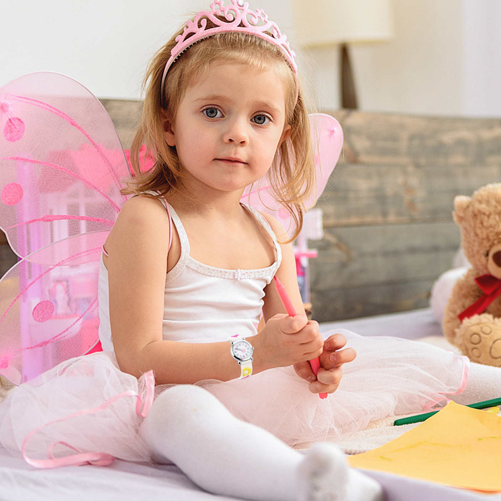 Luxury Watch Kids - Jam Tangan Anak dengan Tali Silikon