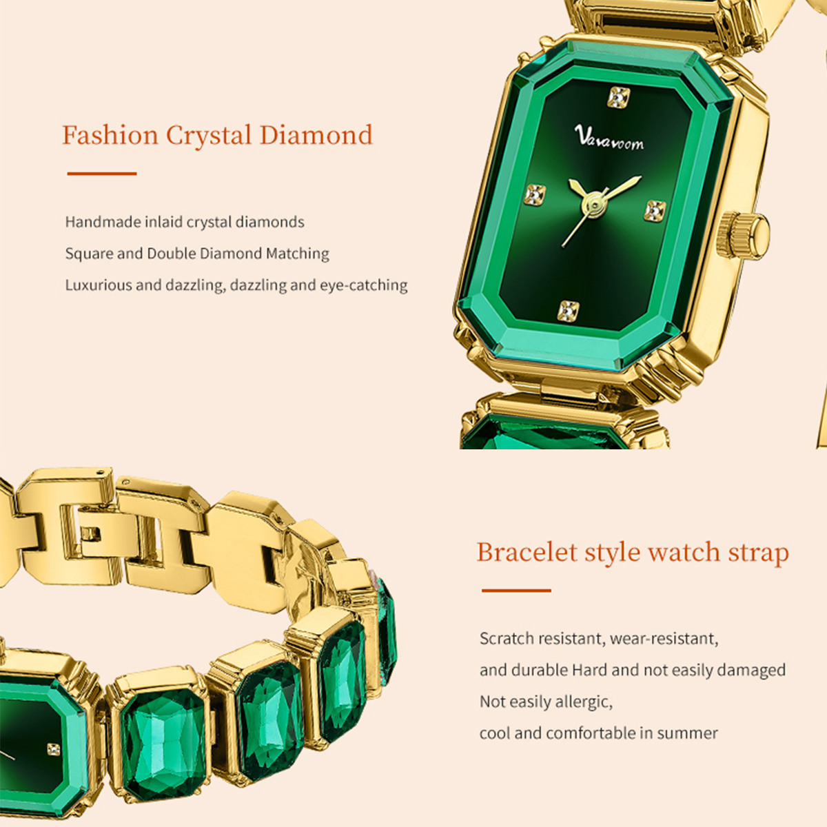 Jam Tangan Wanita Baru 2025 Ja - Luxury Watch Square ulasan dan harga