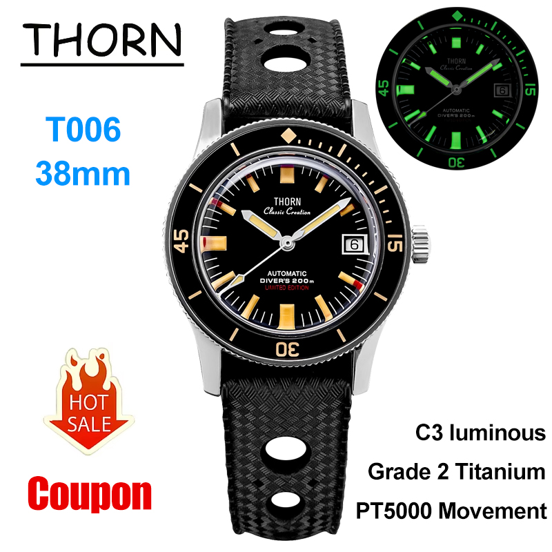 Jam Tangan Mekanis Thorn T006  - Luxury Watch Grade ulasan dan harga