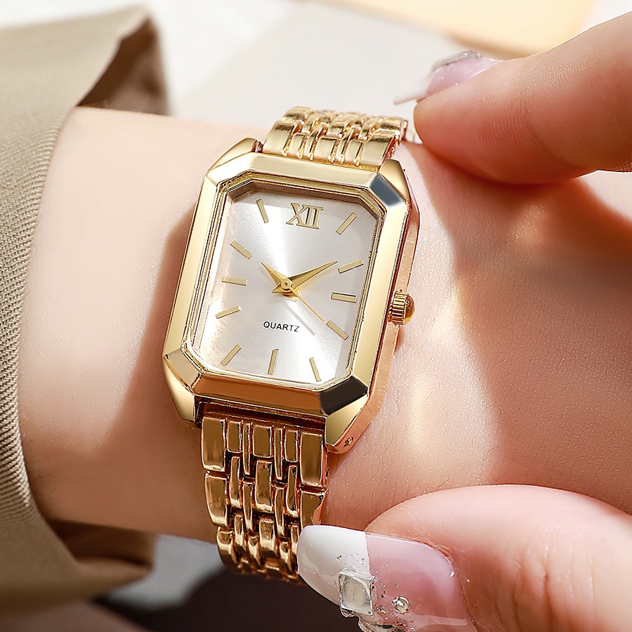 Jam Tangan Quartz Wanita Mewah - Luxury Watch Square ulasan dan harga
