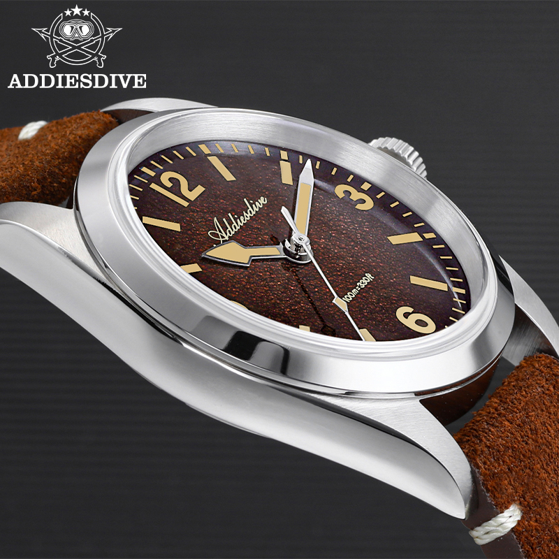 ADDIESDIVE Jam Tangan Kaca Saf - Luxury Watch Quartz ulasan dan harga