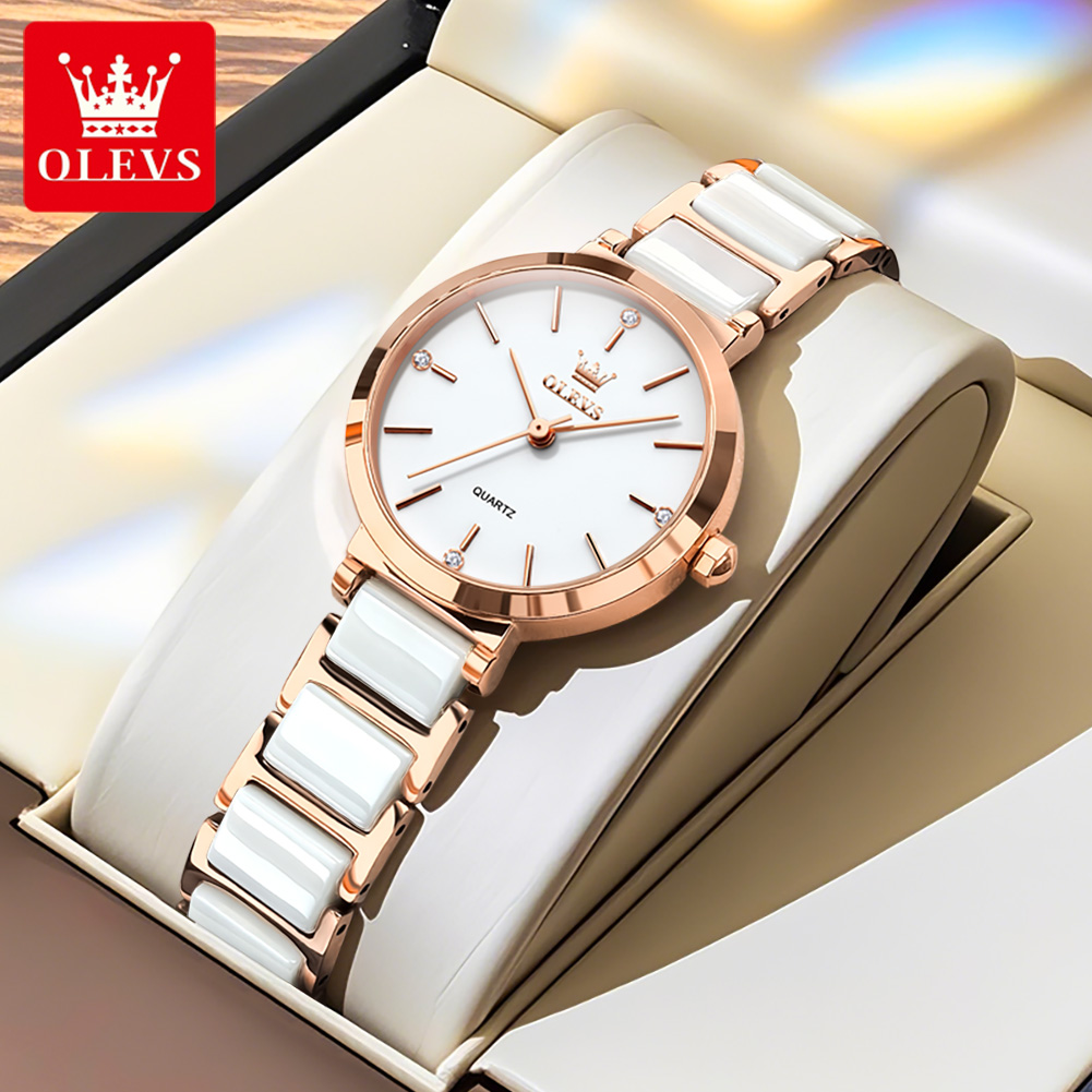 Jam Tangan Wanita OLEVS 5877 M - Luxury Watch Quartz ulasan dan harga