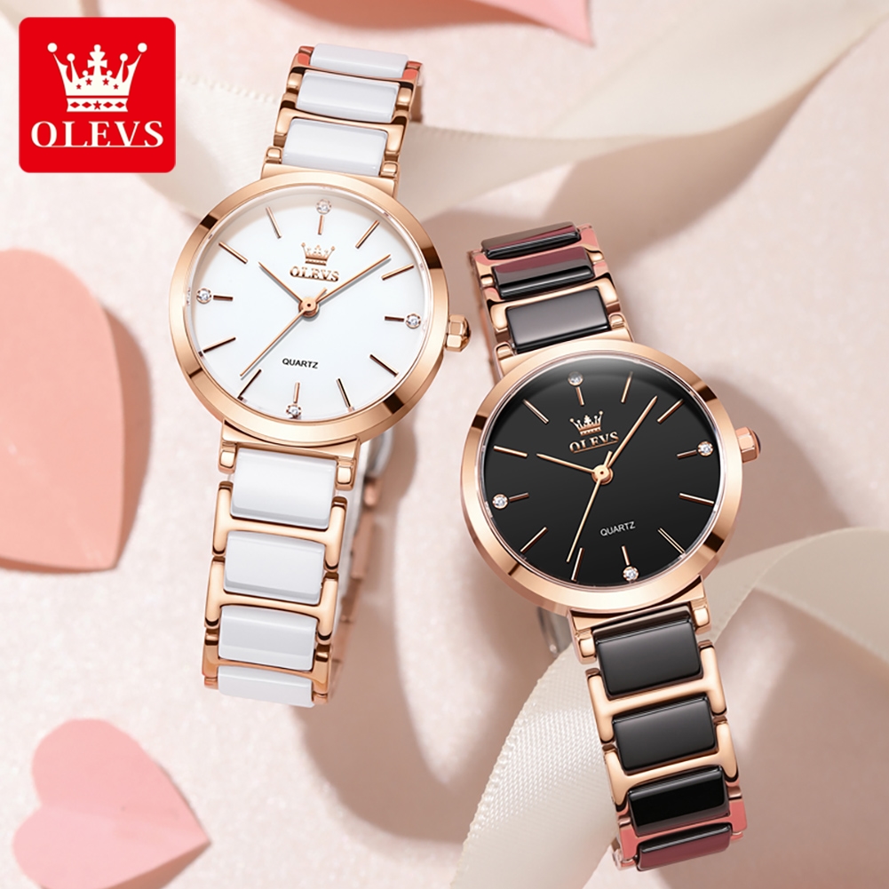 Jam Tangan Wanita OLEVS 5877 M - Luxury Watch Quartz ulasan dan harga