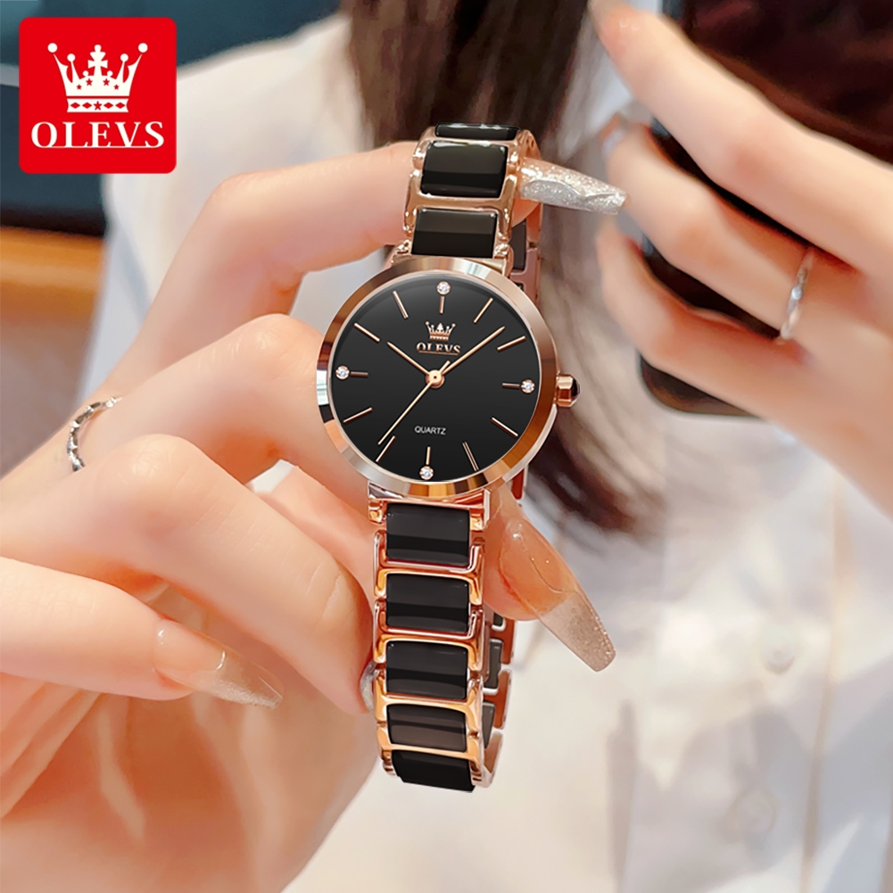 Jam Tangan Wanita OLEVS 5877 M - Luxury Watch Quartz ulasan dan harga