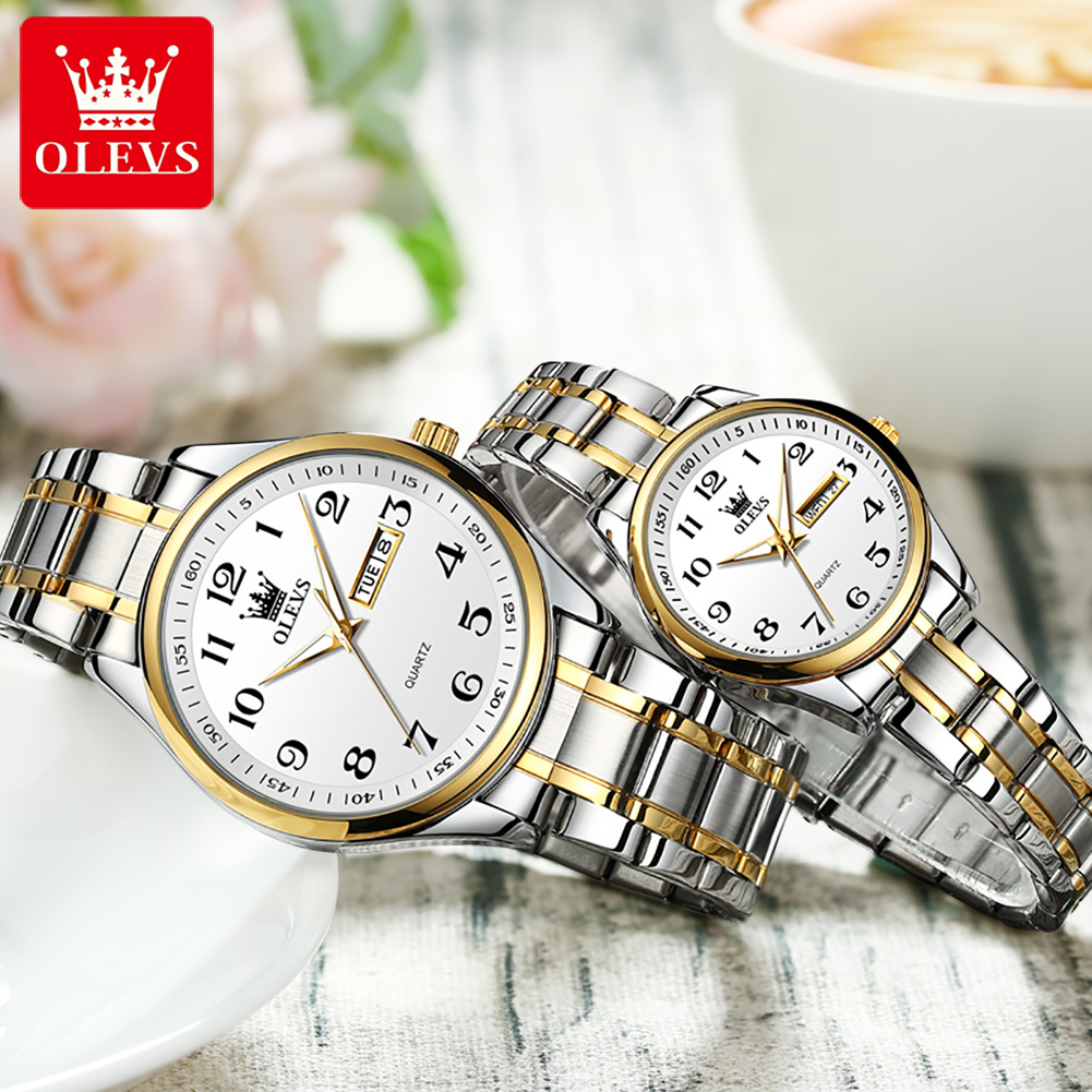 OLEVS Jam Tangan Pasangan Fash - Luxury Watch Uk ulasan dan harga