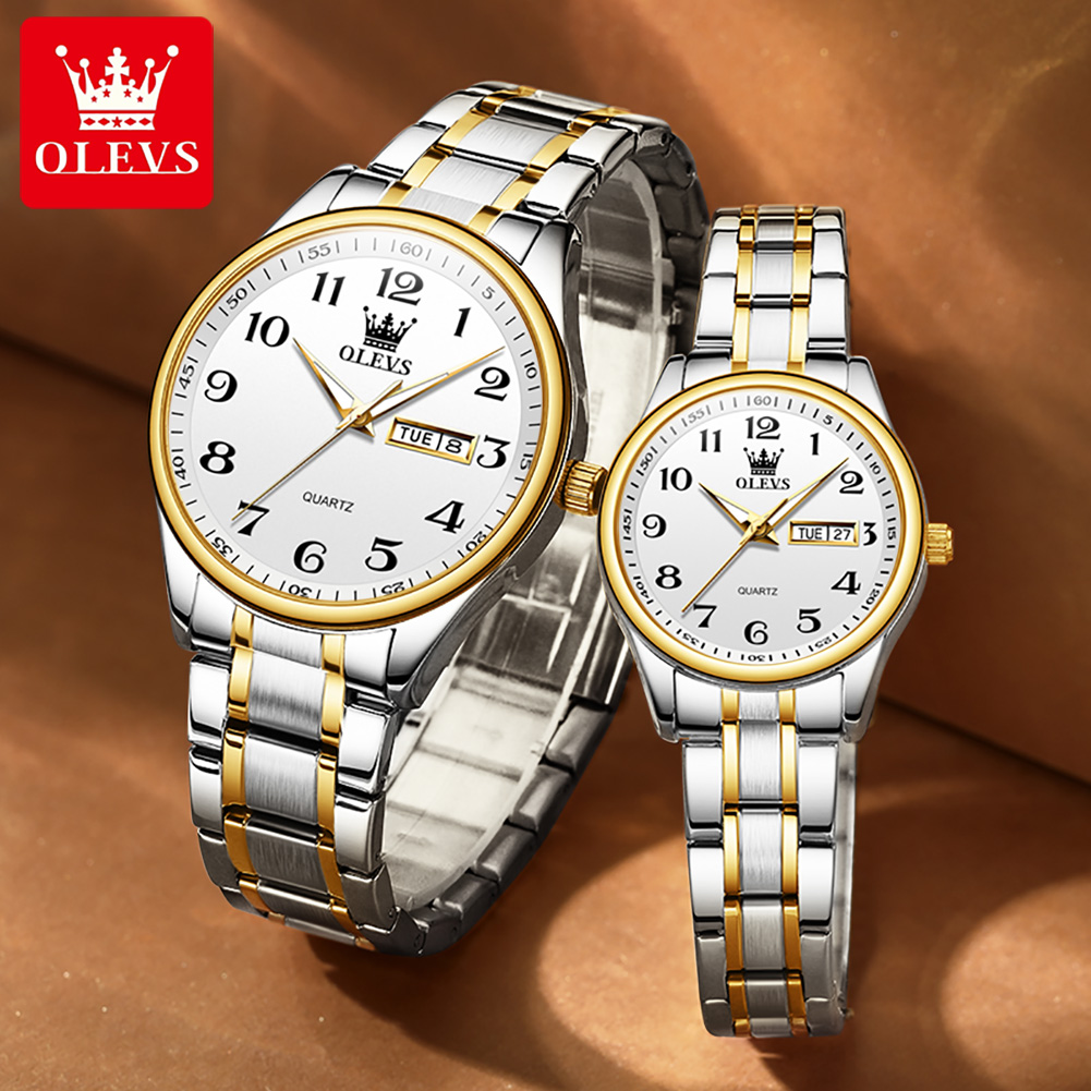 OLEVS Jam Tangan Pasangan Fash - Luxury Watch Uk ulasan dan harga