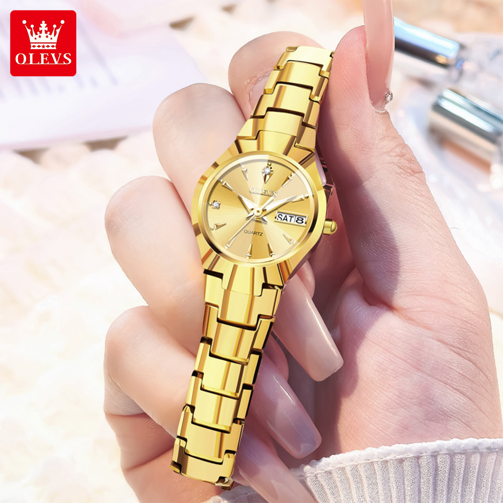 OLEVS Jam Tangan Wanita 8697 J - Luxury Watch Quartz ulasan dan harga