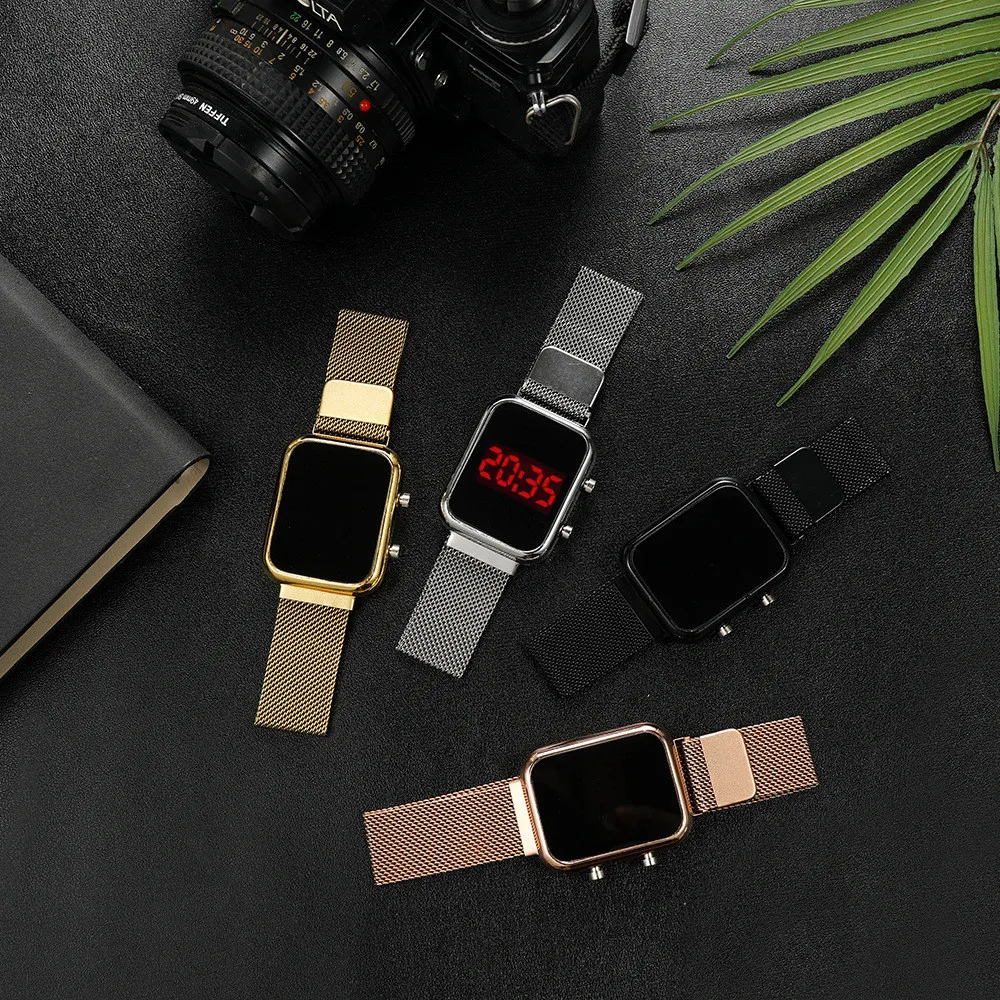 Jam Tangan Digital LED Persegi - Luxury Watch Uk ulasan dan harga