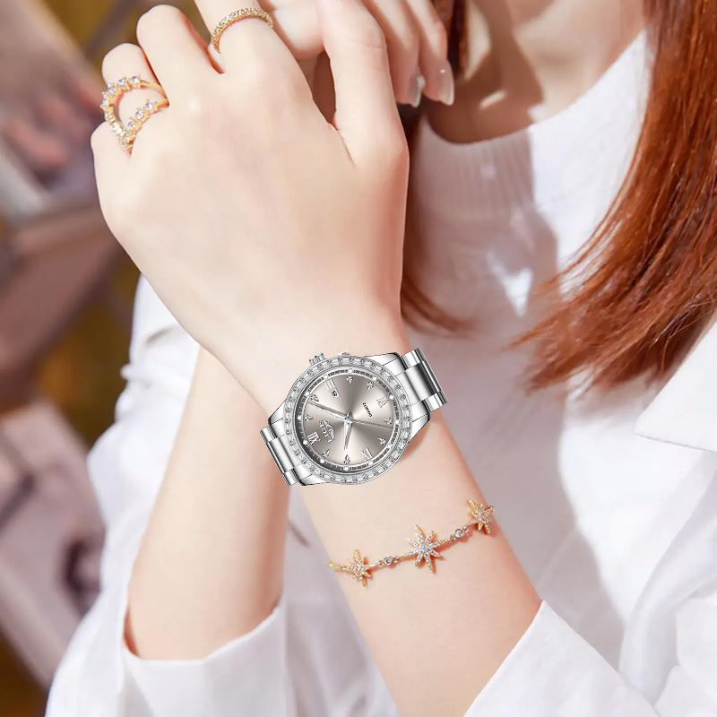 Jam Tangan Quartz LIGE 2026 Ja - Luxury Watch Uk ulasan dan harga