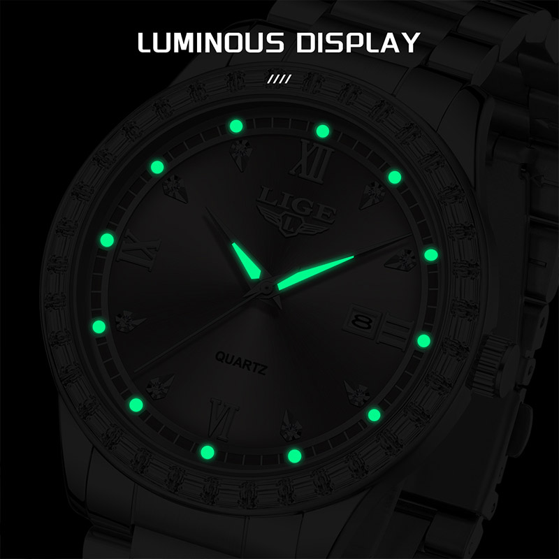 Jam Tangan Quartz LIGE 2026 Ja - Luxury Watch Uk ulasan dan harga
