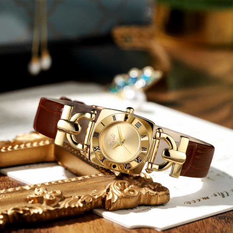 UTHAI L0031 Jam Tangan Wanita  - Luxury Watch Square ulasan dan harga