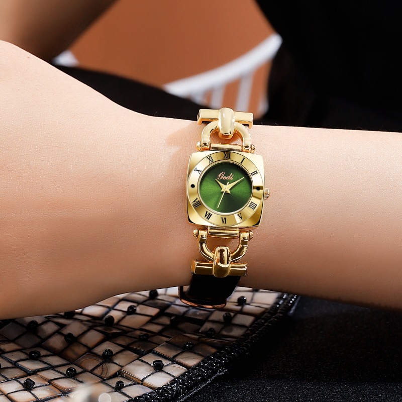UTHAI L0031 Jam Tangan Wanita  - Luxury Watch Square ulasan dan harga