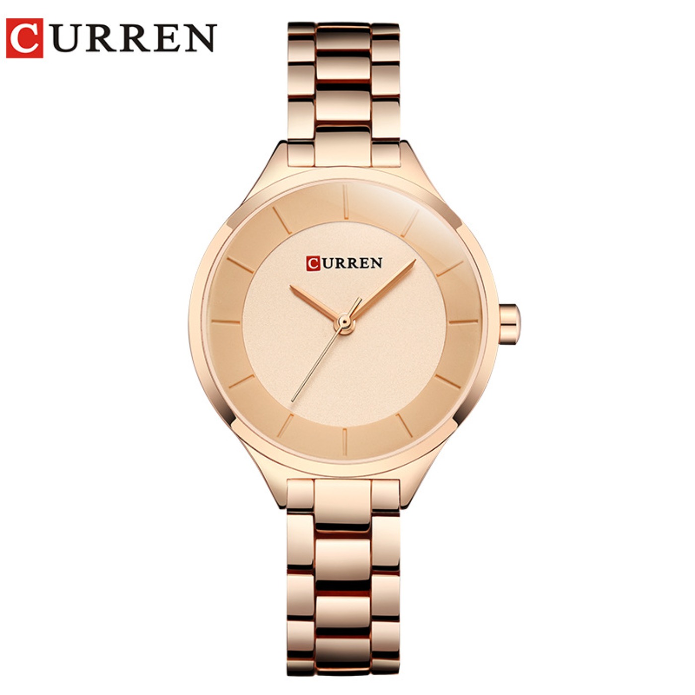 CURREN Jam Tangan Gelang Wanit - Luxury Watch Quartz ulasan dan harga