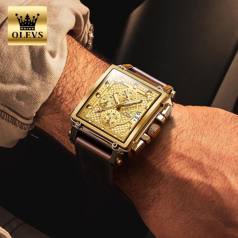 Jam Tangan Pria Merek OLEVS Ta - Luxury Watch Uk ulasan dan harga