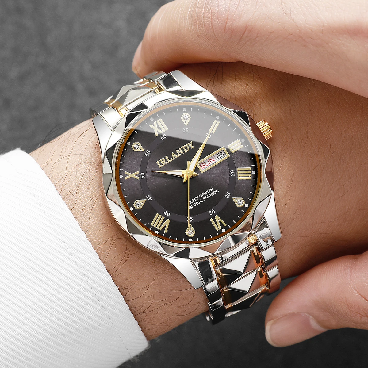 1 Buah Jam Tangan Misteri Keju - Luxury Watch Quartz ulasan dan harga