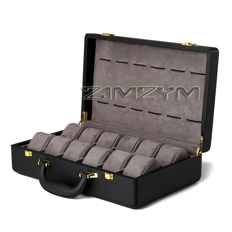 Kotak Jam Tangan 12 Slot, Kota - Luxury Watch Travel Case ulasan dan harga